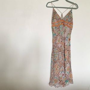 Diane Von Furstenberg silk beaded dress